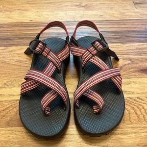 Chaco Z/2 - Women’s 8 - Red/Brown/White Sandals